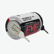 Load image into Gallery viewer, EVE ER14250 3.6V 1200mAh 1/2 AA Lithium Rechargeable Battery
