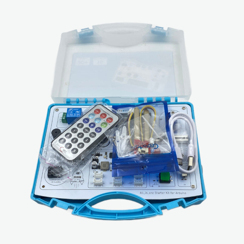 Elecrow All-in-one Starter Kit for Arduino Common Board Design Kit with 15 Sensors and 21 Lessons