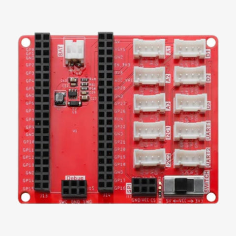 Elecrow Crowtail Expansion Shield for Raspberry Pi Pico (RP2040) Plug-and-Play Sensor & Module Interface Board