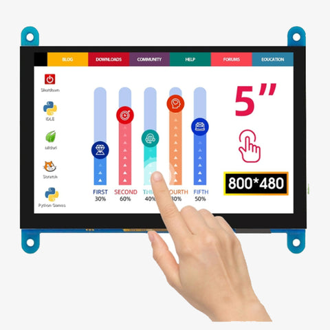 Elecrow RC050 5 inch Capacitive Touch LCD Display for Raspberry Pi / PC / PS4