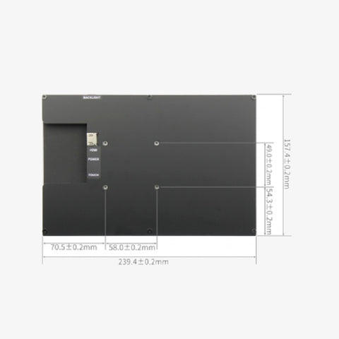 Elecrow 10.1 inch&nbsp;IPS 1280×800 Touchscreen Display for Raspberry Pi