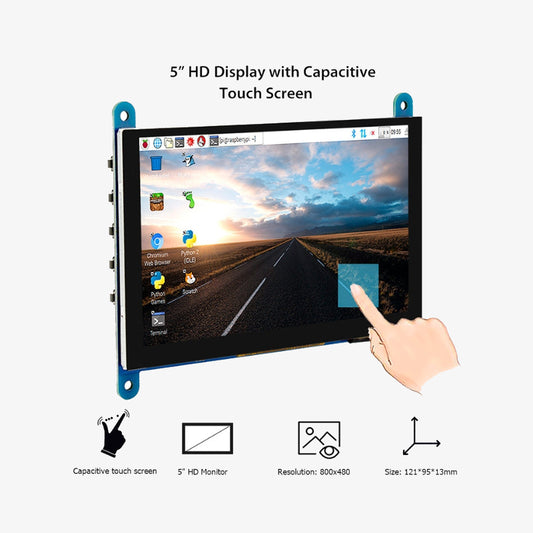 Elecrow RC050 5 inch Capacitive Touch LCD Display for Raspberry Pi / PC / PS4