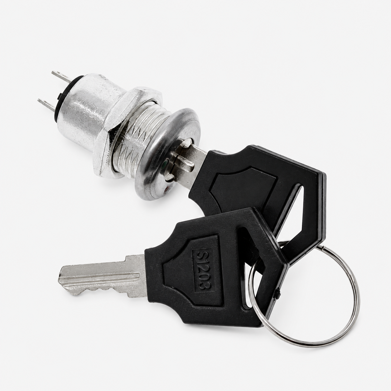 Electric 2 Positions ON OFF Metal Keylock Switch