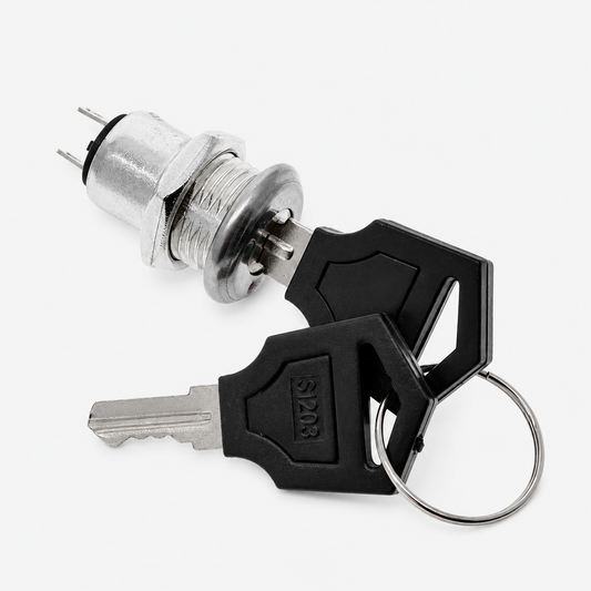 Electric 2 Positions ON OFF Metal Keylock Switch