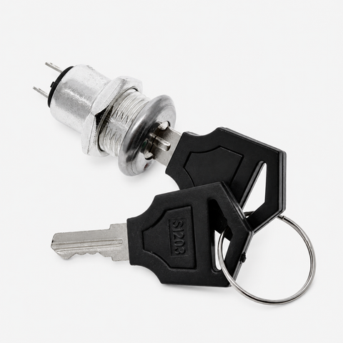 Electric 2 Positions ON OFF Metal Keylock Switch