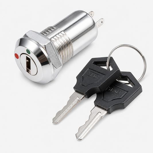 Electric 2 Positions ON OFF Metal Keylock Switch