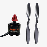 Emax MT2213 935kV Brushless Drone Motor with 1045 Propeller Set CCW - Red Cap