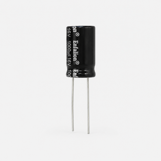 Enfalion 1000uF 16V Radial Electrolytic Capacitor - Through Hole Package