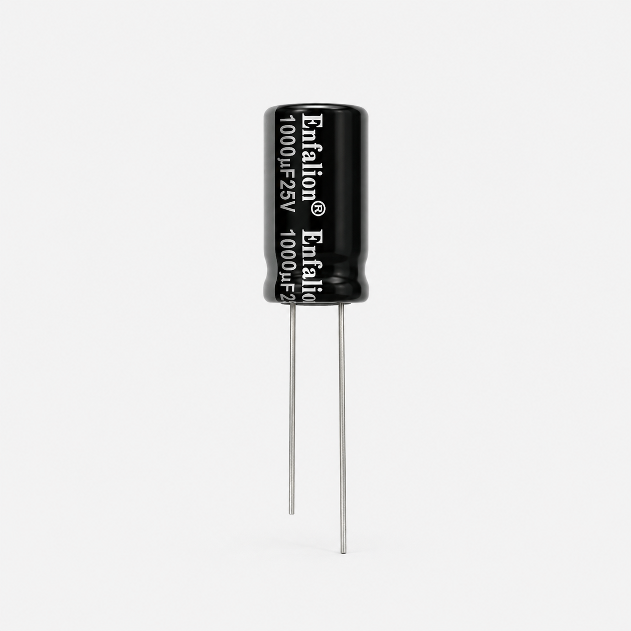 Enfalion 1000uF 25V Radial Electrolytic Capacitor - Through Hole Package