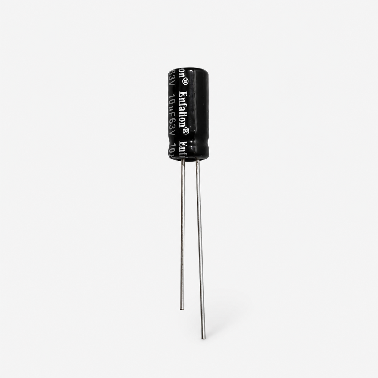 Enfalion 10uF 63V Radial Electrolytic Capacitor - Through Hole Package