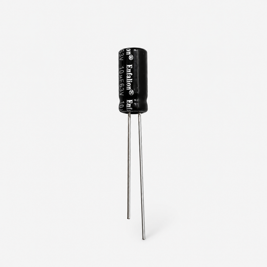 Enfalion 10uF 63V Radial Electrolytic Capacitor - Through Hole Package