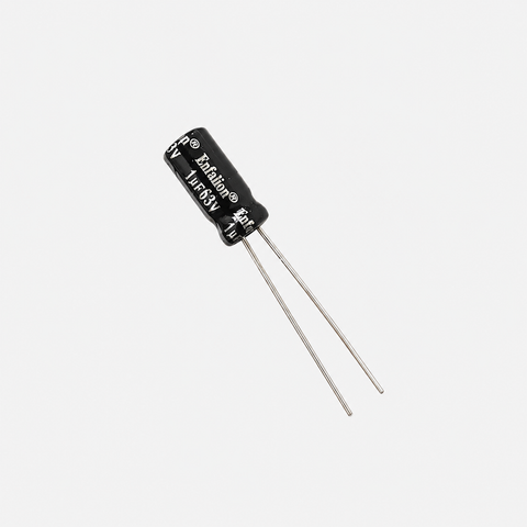 Enfalion 1uF 63V Radial Electrolytic Capacitor - Through Hole Package