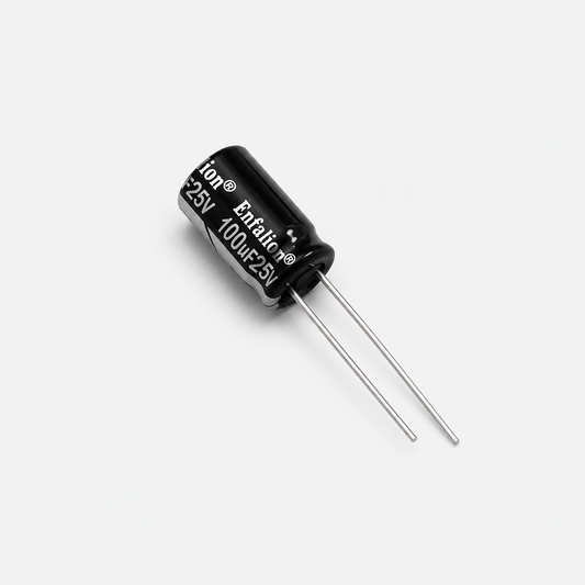 Enfalion 470uF 25V Radial Electrolytic Capacitor - Through Hole Package