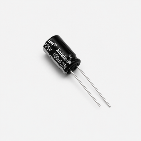 Enfalion 470uF 25V Radial Electrolytic Capacitor - Through Hole Package