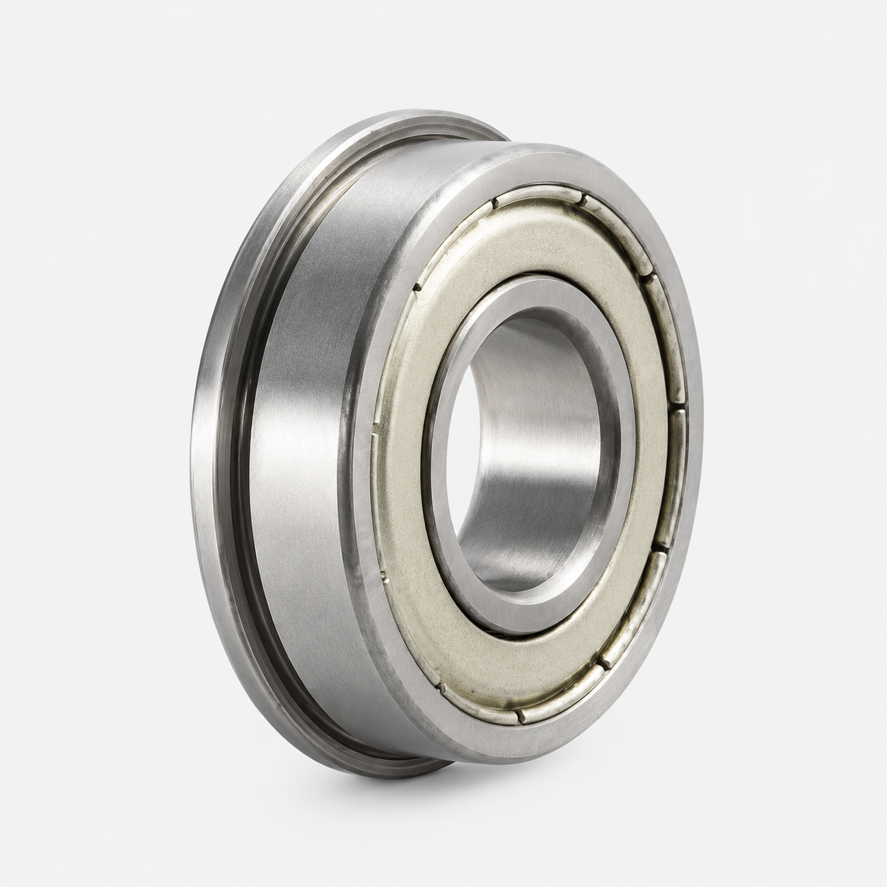 F688ZZ Flanged Steel Ball Bearing (8x16x5mm) - Double Metal Shielded