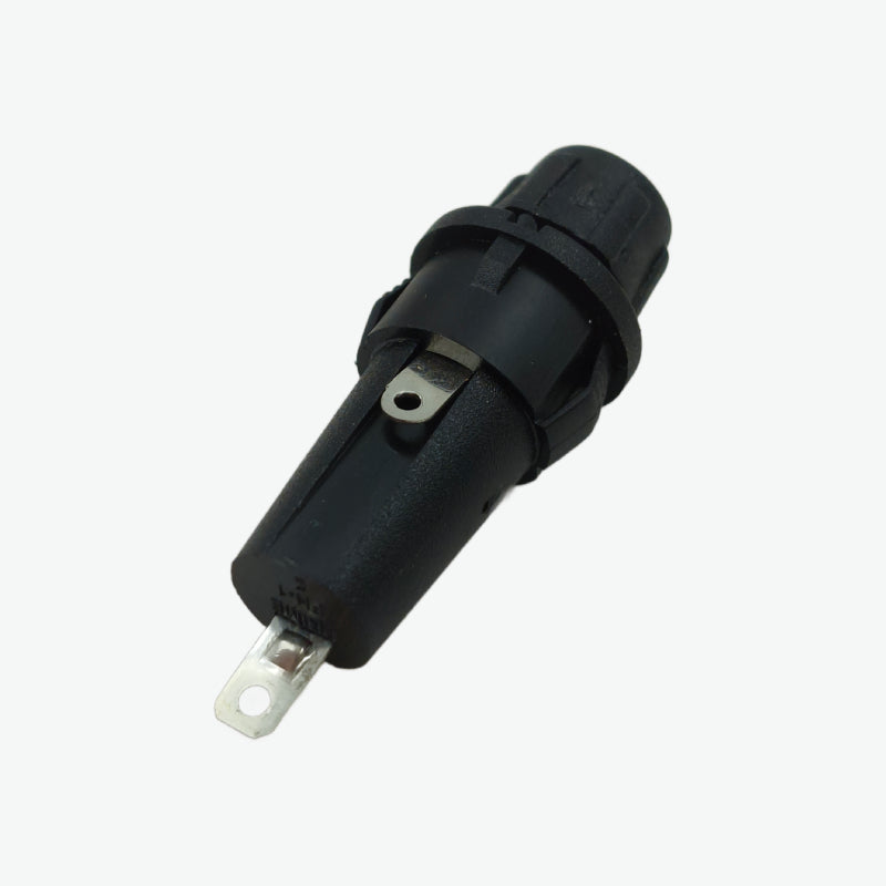 Snap-In Panel Mount Fuse Holder (5×20mm) - 6.3A 250V AC