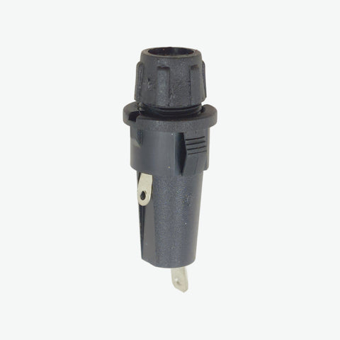 Snap-In Panel Mount Fuse Holder (5×20mm) - 6.3A 250V AC