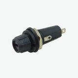 Screw-In Panel Mount Fuse Holder (5×20mm) - 6.3A 250V AC