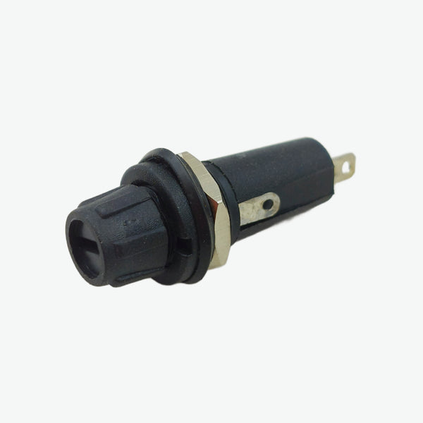Screw-In Panel Mount Fuse Holder (5×20mm) - 6.3A 250V AC