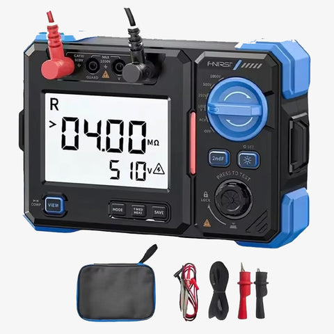 FNIRSI® MRT1050 Insulation Resistance Tester AC DC Voltage Meter 