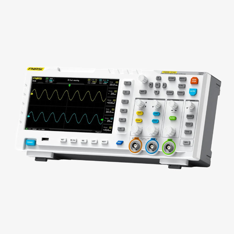FNIRSI® 1014D 2-IN-1 Dual Channel 100MHz 1GS/s Digital Oscilloscope Signal Generator