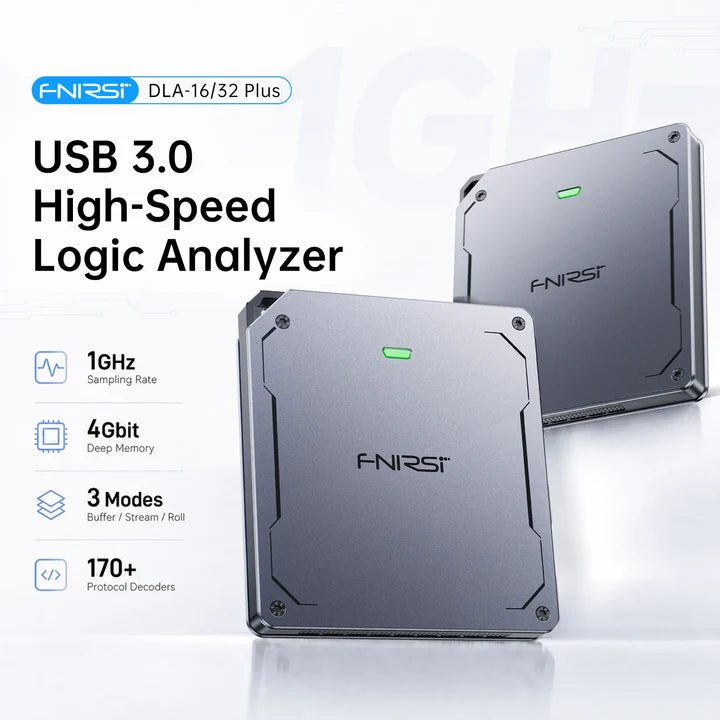 FNIRSI® DLA-32 Plus Logic Analyzer, USB 3.0, 4Gbit