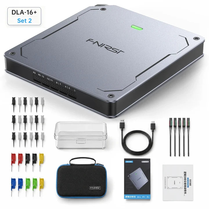 FNIRSI® DLA-16 Plus Logic Analyzer, USB 3.0, 4Gbit
