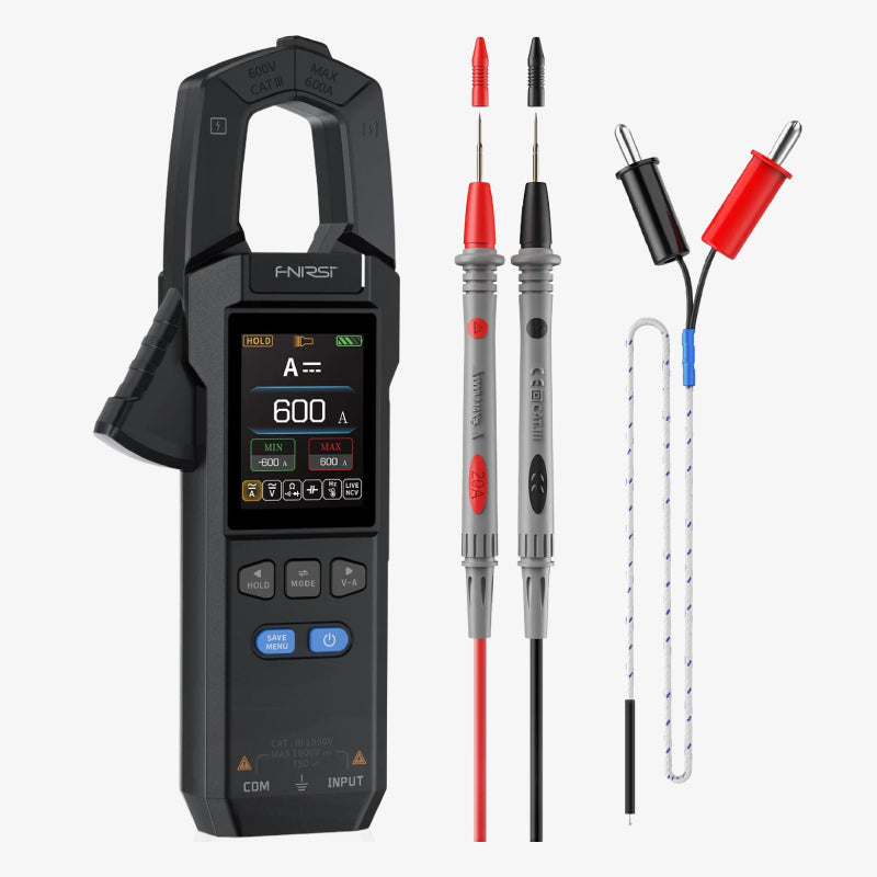 FNIRSI DMC-100 DC AC Current Voltage Digital Clamp Meter