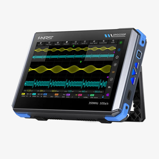 FNIRSI® DPOS350P 4-IN-1 350MHz 1GSPS Tablet Oscilloscope Signal Generator Spectrum & Frequency Response Analyzer