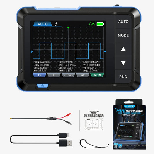 FNIRSI DSO-152 200KHz 2.5MS/s Mini Pocket Handheld Digital Oscilloscope-picture-16