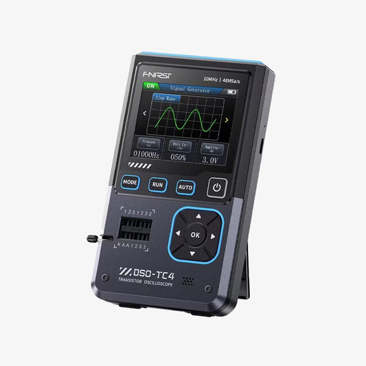 FNIRSI® DSO-TC4 3-IN-1 10MHz 48MSa/s Digital Oscilloscope Transistor Tester Signal Generator