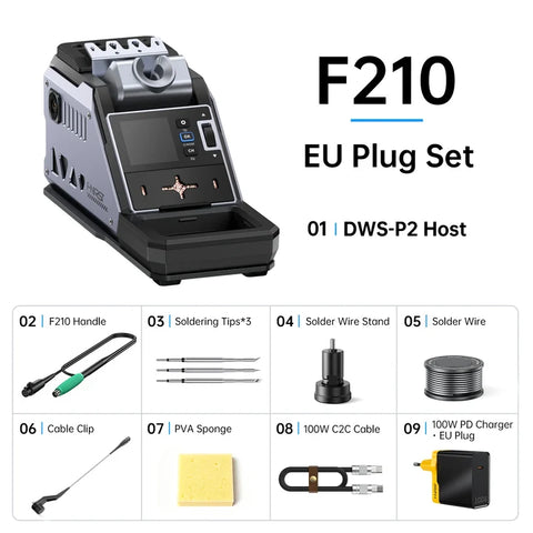 FNIRSI® DWS-P2 F210 100W Portable Soldering Station