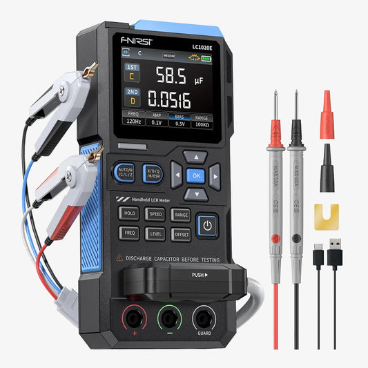 FNIRSI® LC1020E High Precision Handheld Digital Bridge LCR ESR Tester