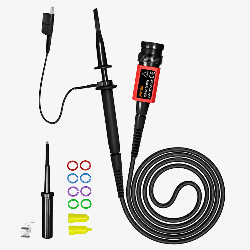 FNIRSI® P4100 High Voltage Oscilloscope Probe with Accessory Kit