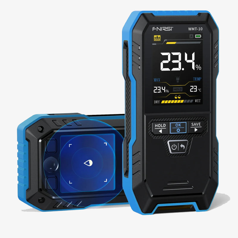 FNIRSI® WMT-10 Non-contact Inductive Wood & Wall Moisture Meter Hygrometer