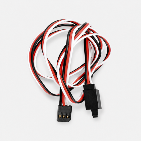 Flat 30 CM 22AWG Servo Lead Extension Cable with Hook