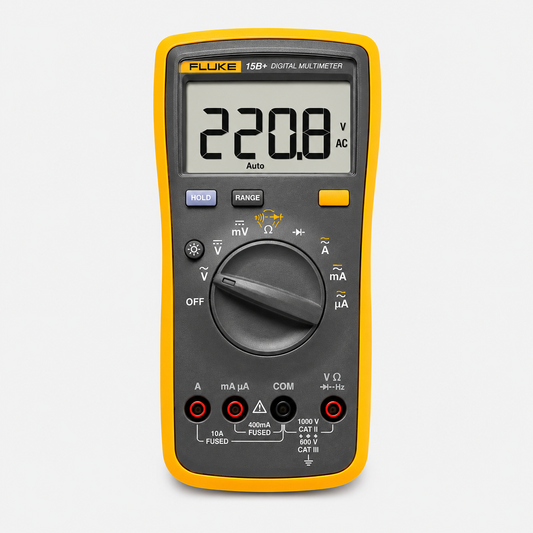 Fluke 15B+ Digital Multimeter with 1 Year Warranty