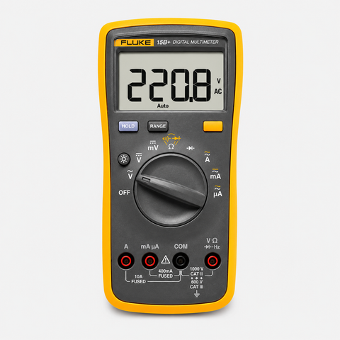 Fluke 15B+ Digital Multimeter with 1 Year Warranty