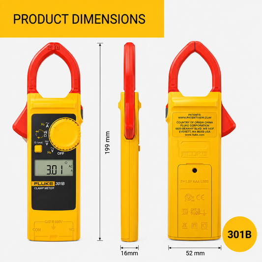 Fluke 301B 600A AC Clamp Meter