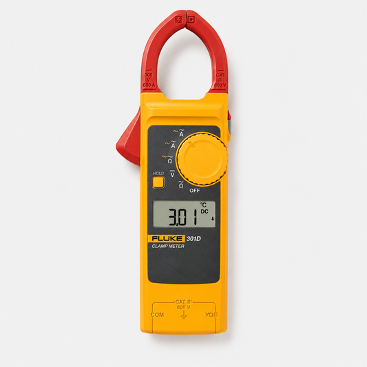 Fluke 301D 600A AC/DC  Clamp Meter with 1 Year Warranty