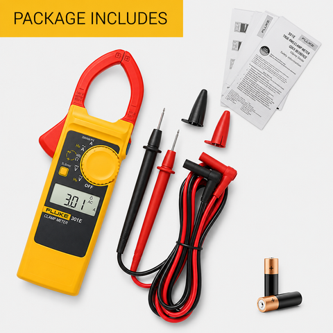 Fluke 301E 1000A AC/DC Clamp Meter 