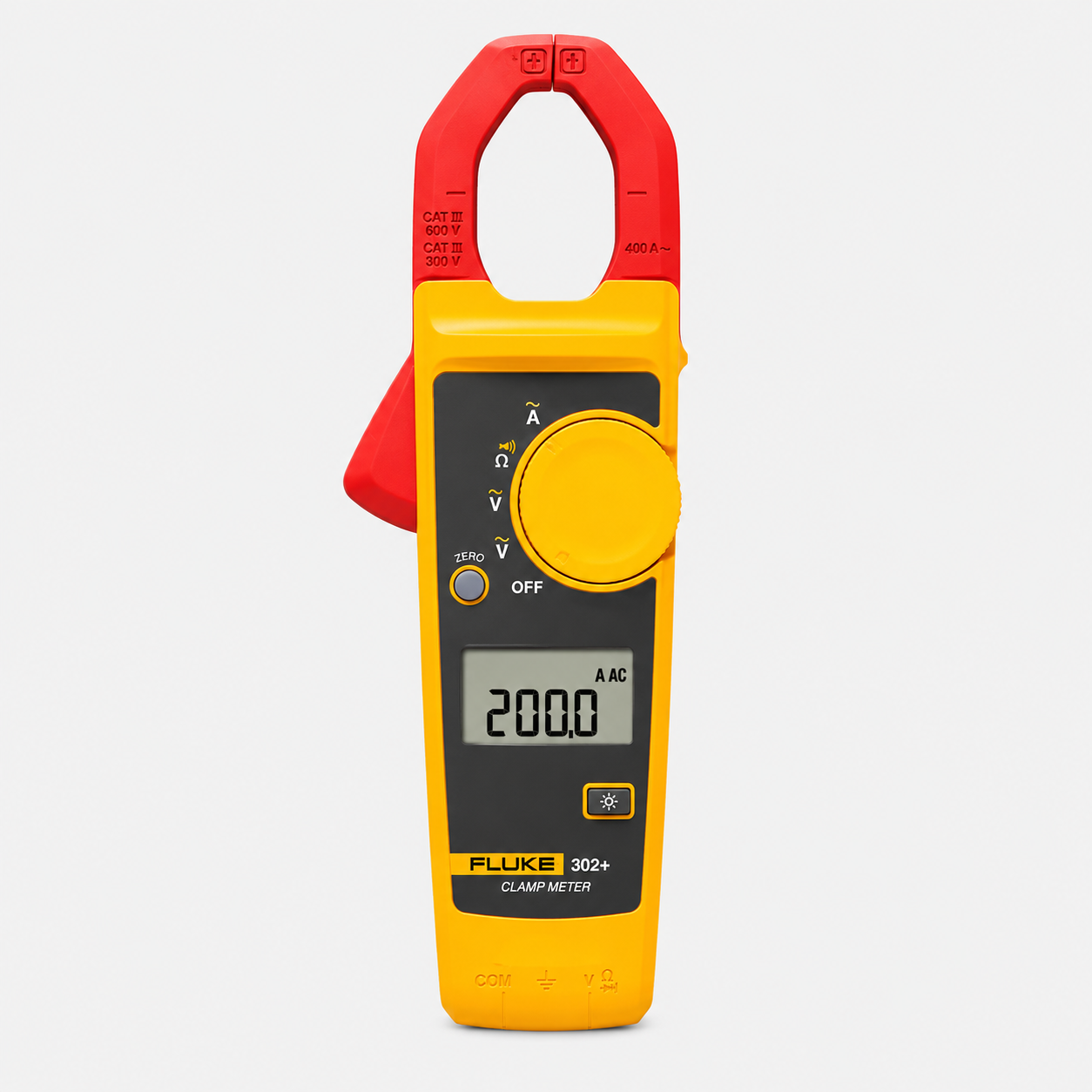 Fluke 302+ 400A AC Clamp Meter with 2 Year Warranty
