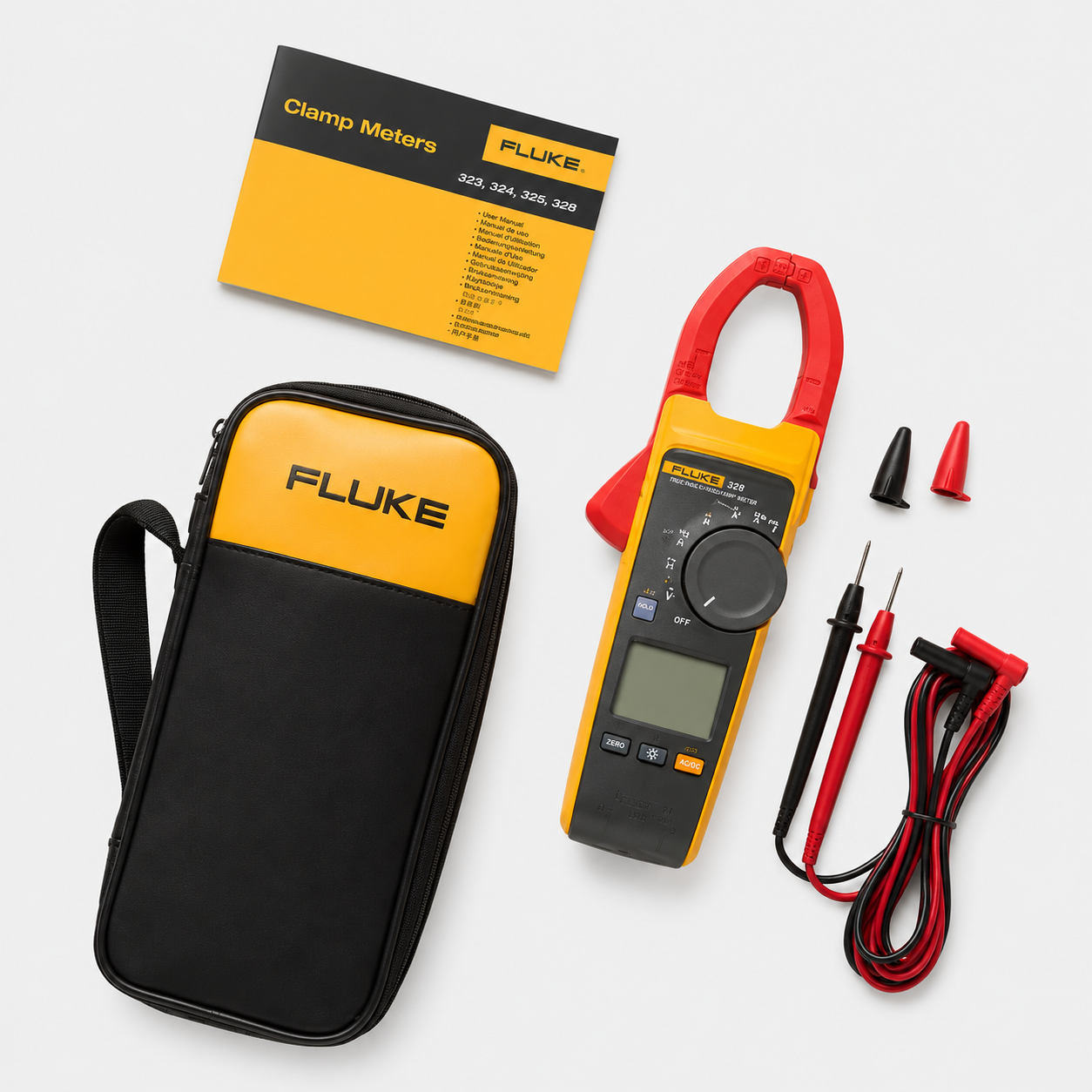 Fluke 374FC 600A AC/DC True RMS Clamp Meter 
