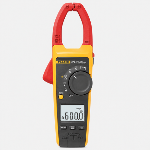 Fluke 374FC 600A AC/DC True RMS Clamp Meter with 3 Year Warranty