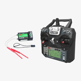 Flysky FS-i6X 2.4GHz 10CH RC Transmitter with FS-iA10B 10CH Receiver