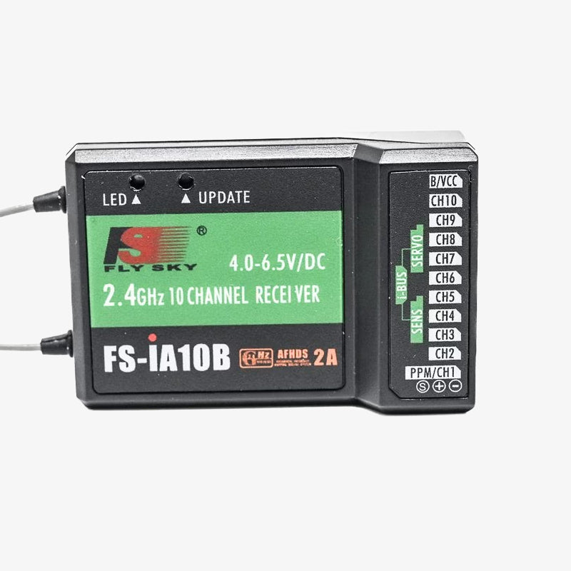 Flysky FS-i6X 2.4GHz 6CH AFHDS 2A RC Transmitter With FS-iA10B 2.4GHz 10CH Receiver