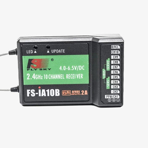 Flysky FS-i6X 2.4GHz 6CH AFHDS 2A RC Transmitter With FS-iA10B 2.4GHz 10CH Receiver