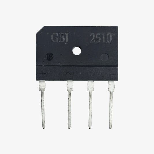 GBJ2510 25A 1000V Single Phase Bridge Rectifier Module - Inline 4-Pin Package