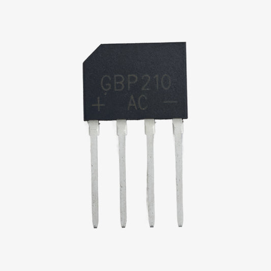 GBP210 2A 1000V Single Phase Bridge Rectifier Module - Axial 4-Lead Package