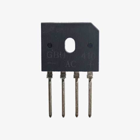 GBU410 4A 1000V Single Phase Bridge Rectifier Module - Inline 4-Pin Package